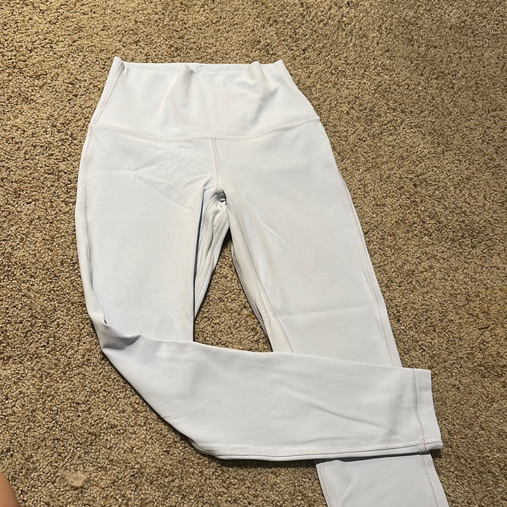 Luluemon leggings light blue!
